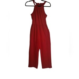 Elegant Red Jumpsuit